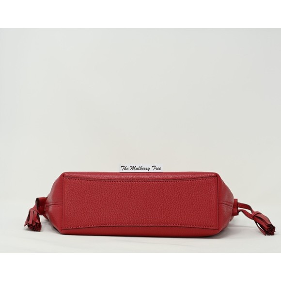 COACH ANDY Crossbody Shoulder Bag Red Apple Leather Chunky Chain CE555 NWT $428 - Picture 5 of 9